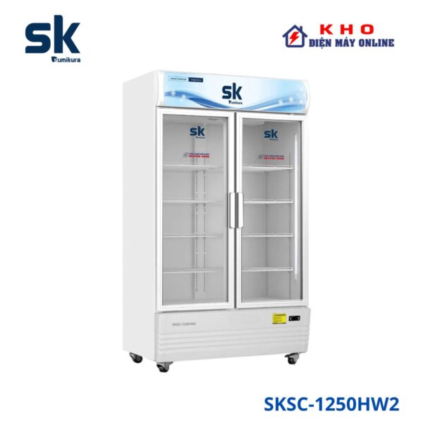 Tủ mát Sumikura SKSC-1250SLD2 | 1200L 2 cánh kính lùa